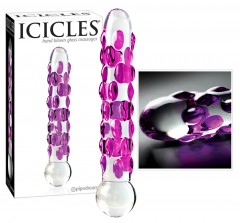 Icicles No. 7 - gyöngyös üveg dildó