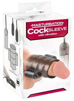 Masturbation - kétmotoros lécrezgető péniszmandzsetta (füst)