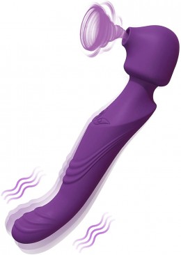 Tracys Dog Wand - vízálló, akkus, pulzáló masszírozó vibrátor (lila)