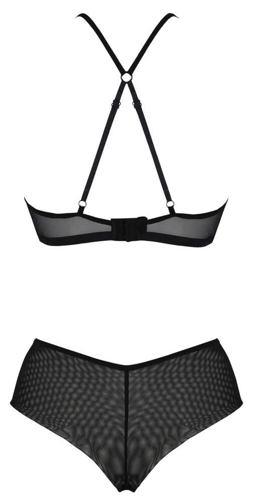 Passion Kerria - csipke bikini szett (fekete)