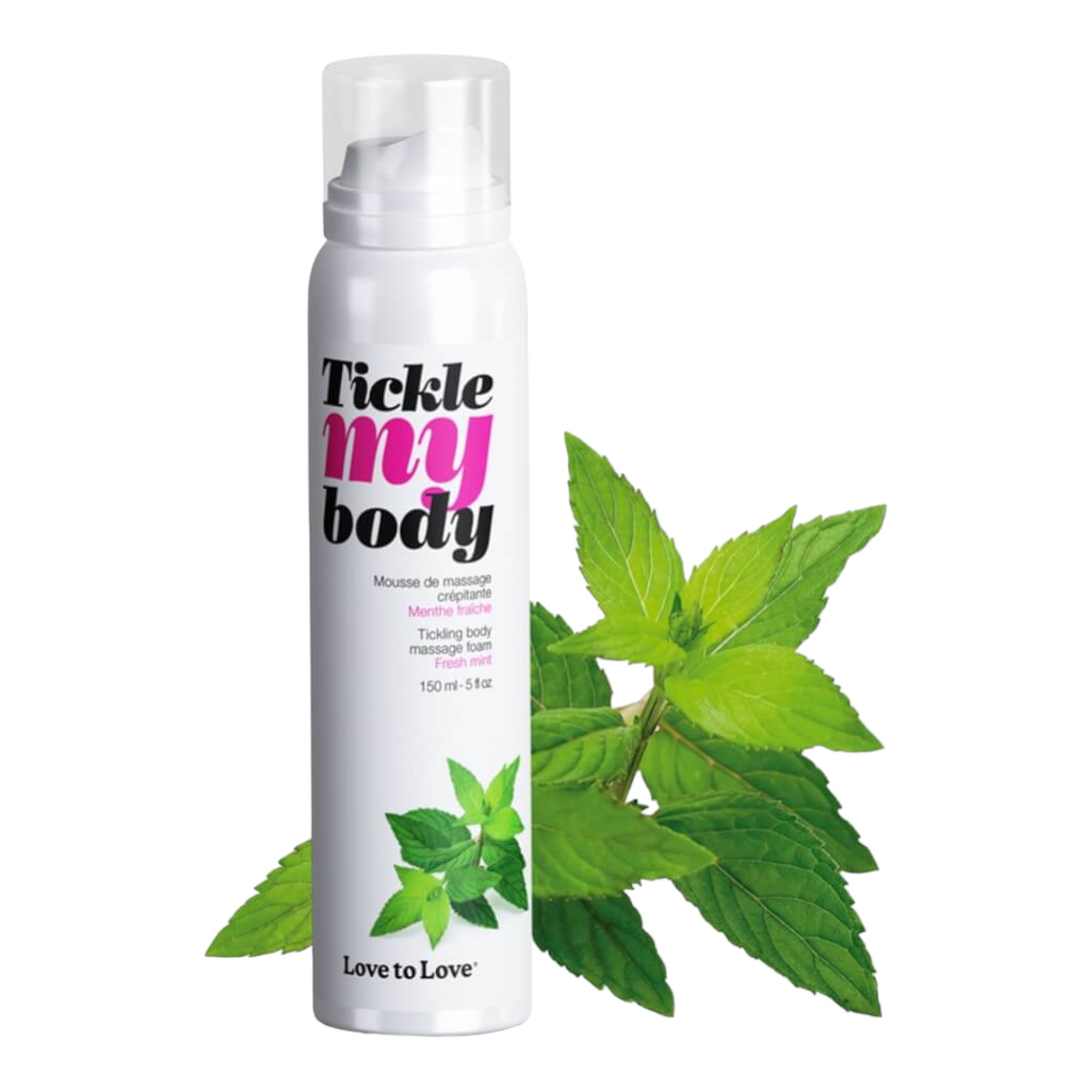 Tickle my body - masszázs olaj hab - menta (150ml)